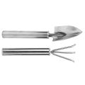Stainless Steel Small Garden Shovel Rake Digging Tool Flower Plant Bonsai Gardening Hand Tool.