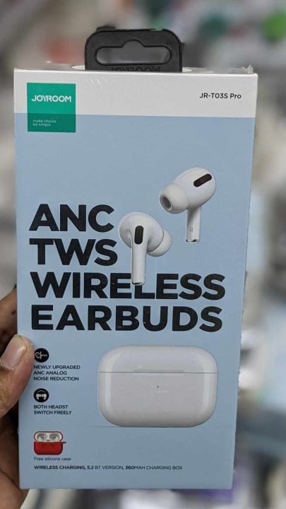 Joyroom T03s PRO ANC Noise Cancellation Bluetooth Earbuds (New