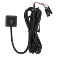 PC Power Button Extension External Flexibility PC Power Switch Power Supply Control Adapter Cable Computer Host Button 1.65meter/5.4ft. 