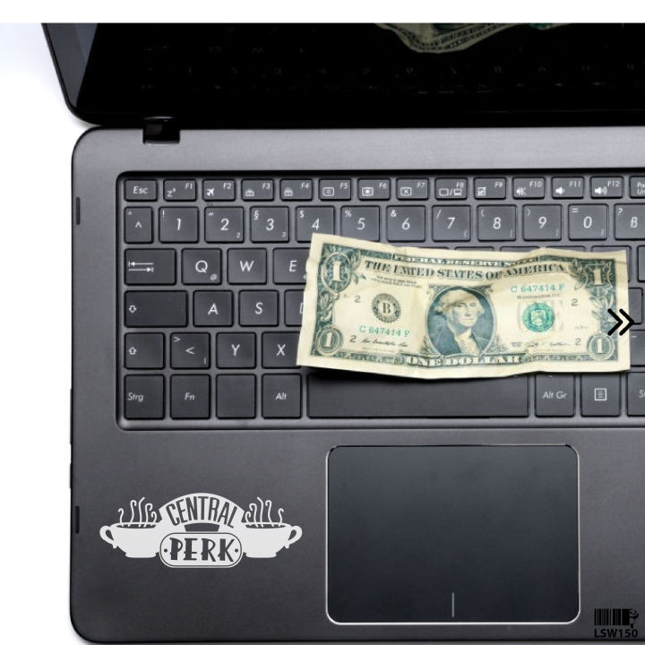 Central Perk Iconic Logo - Friends TV Series F.R.I.E.N.D.S Laptop Skin Vinyl Decal Laptop Sticker For Any Kind of Laptop - LS150 - Handy Commodity