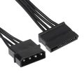 4Pin Hard Drive Power Cable 1 Male To 3/4/5/6 Female Splitter Adapter SATA Power Hard Disk Extension for DIY PC Sever.