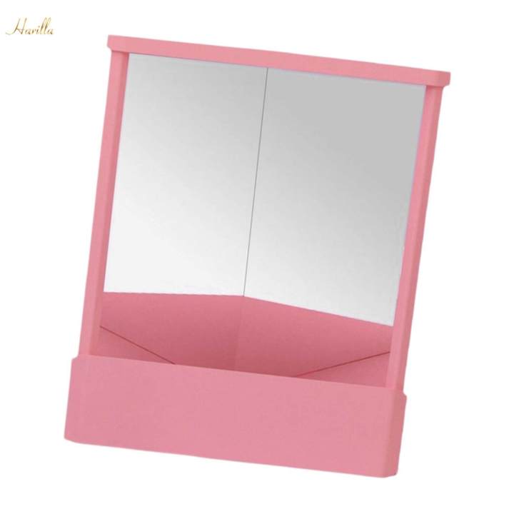 Non%20Reversing%20Mirror%2023x19cm%20Versatile%20Use%20Stable%20Clear%20Cosmetic%20Stand%20Mirror%20for%20Bedroom%20-%20Image%205