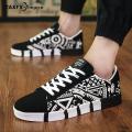 Gmu Casual Canvas Printed Rubber Shoes Sneakers for Men. 