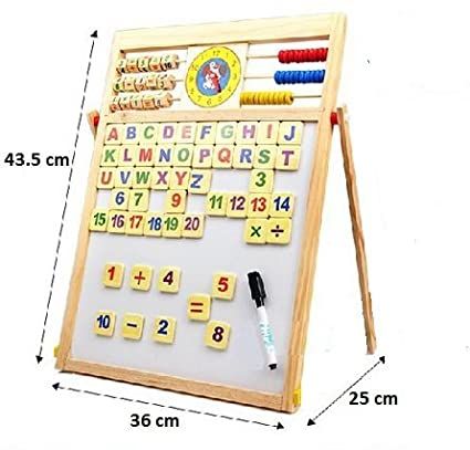 Writing%20Board%20Multipurpose%20Double-Sided%20Magnetic%20Wooden%20Writing%20Drawing%20Board%20-%20Image%206
