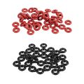 50Pcs Silicone O Ring Seal Sealing Gasket 3Mm X 8Mm X 2.5Mm & 30Pcs 2.5Mm X 6.5Mm X 2Mm Rubber O Rings for Fishing. 