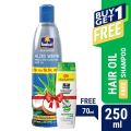 Shampoo Free: Parachute Hair Oil Advansed Aloe Vera Enriched Coconut 250ml (70 ml Parachute Naturale Shampoo Free). 