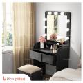 Makeup Vanity Table with Tool  Dressing Table  Mirror with light. 