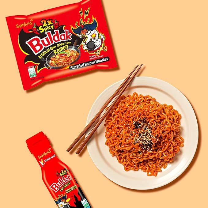 2X Spicy Hot Chicken Flavor Korean Noodles (140g) 1pcs