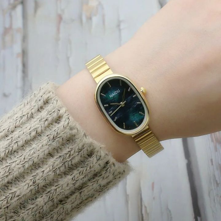 Fashion%20Small%20Oval%20Shape%20Women%20Watches%20Steel%20Strip%20Quartz%20Wristwatch%20Clock%20Fashion%20Casual%20Girl%20Student%20Women%20-%20Image%202