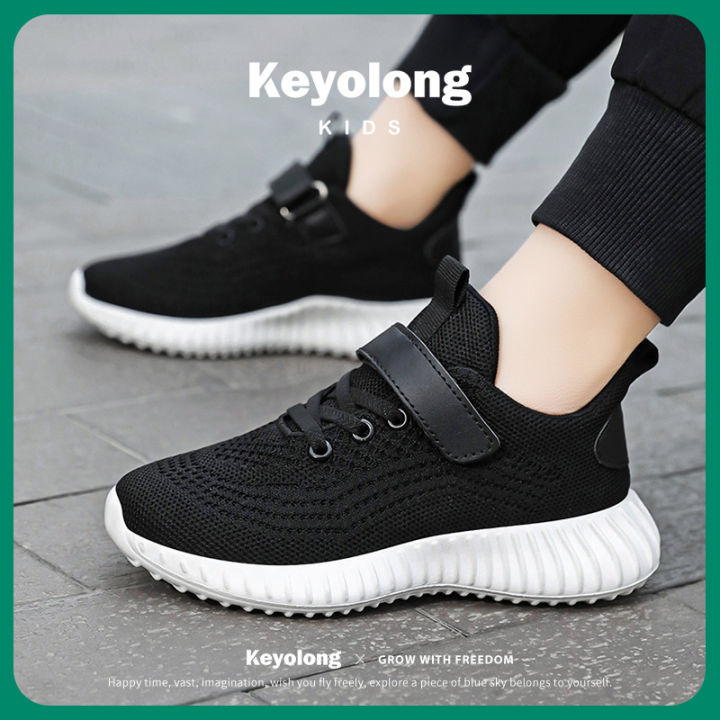 children's shoes boys mesh breathable summer 2024 new children's black soft soled casual sneakers small white shoes wholesale