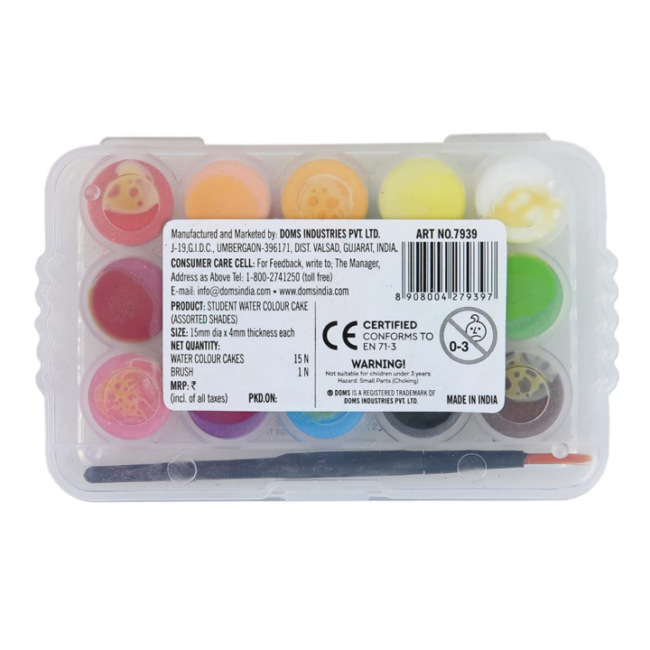 Doms%20Non-Toxic%2015mm%20Water%20Colour%20Cake%20Set%20with%20Paint%20Brush%20and%20Plastic%20Case%20-%20Image%204