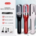 Hair Split Ends Trimmer Rechargeable Cordless Hair Cutting Trimmer Remover Damaged Hair Repair Hair Care Treatment Red.