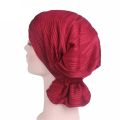 【beauty code store】Women's Cotton Chemo Hat Turban Head cap Headwear for Cancer solid color. 