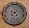 BEST QUALITY, WEIGHT PLATE ,20 KG BLACK,1PCS. 