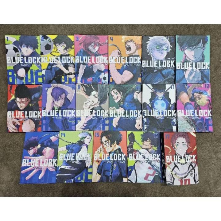 Blue Lock Manga Anime Volume 1-18 English Comic Book Full Set(With out box ) (premium quality)(18 books set)
