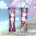 15 style Genshin Impact Keychain Double Sided Kamisato Ayaka Key Chain Mini Pendant Dakimakura Keychain Hanging Ornament. 