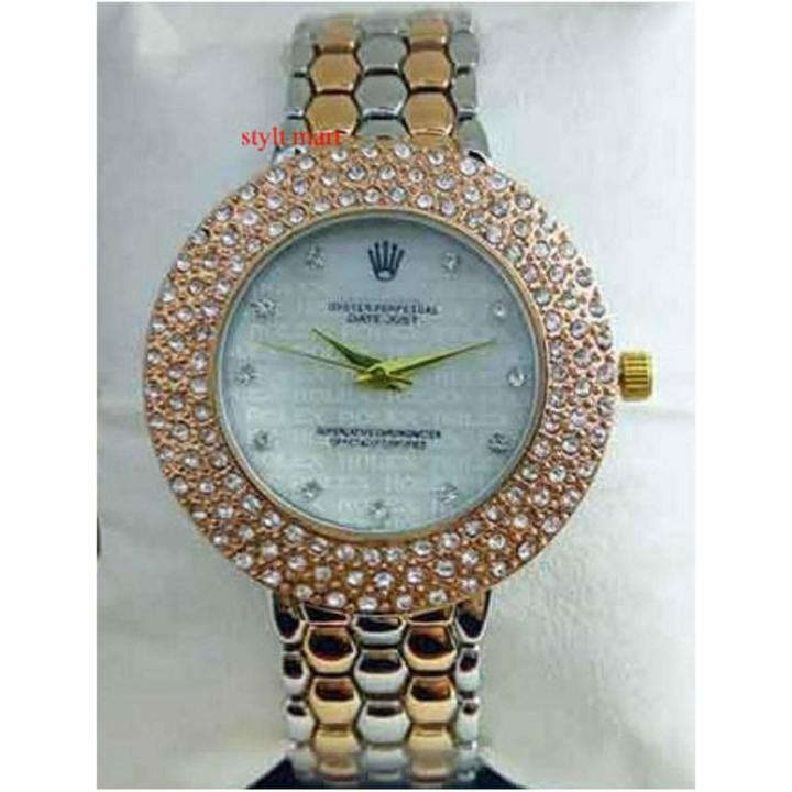 Stainless Steel Analog Watch for Women