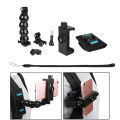 Backpack Shoulder Strap Mount Holder Phone Clamp for Mobile Phones.
