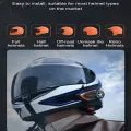 Y80 2X Motorcycle Bluetooth 5.3 Helmet Intercom Headset Hands Free Call Wireless Waterproof 1000mAh Noise Reduction Earphones. 