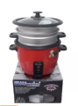 Miyako 1.2 Liter Double Pot Rice Cooker, Small Size (MRC-512 YLD) 800 Watt. 