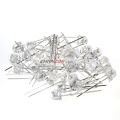 【Alizeker Mall】10PCs 5mm Straw Hat White Emitting Diode LED Lamp Wide Angle 5 mm Ultra Bright Lens) Electronics Components. 