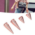 20 Pcs Punk Cone Spikes Studs Electroplated Spike Screw Rivets For DIY Bags. 