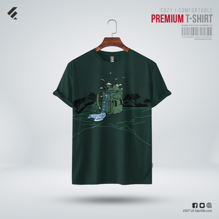Fabrilife Mens Premium T-Shirt - Traveler