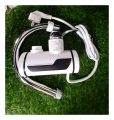 Electric hot water tap with shower.