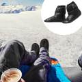 90% White Duck Down Booties Boots Shoes Slippers Women Men Camping Backpacking Home.
