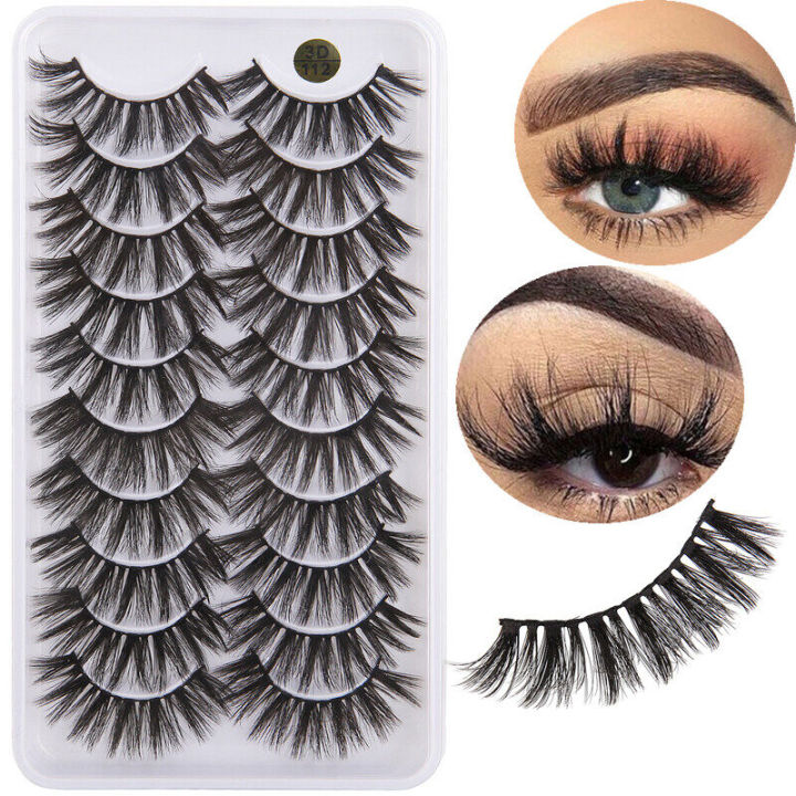 10%20Pairs%203D%20Faux%20Mink%20Lashes%20Fluffy%20Soft%20Wispy%20Volume%20Natural%20Long%20False%20Eyelashes%20Reusable%20Eye%20Lashes%20Makeup%20-%20Image%205