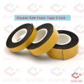Foam Tape Black 2″ Inch 50mm Double Side Foam Gum Tape Both Side Gum Foam Tape Heavy Duty Double Sided Gum Foam Tape Black Color. 