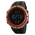 SKMEI 1251 Men Fashionable Outdoor 50m Waterproof Sports Digital Watch with PU Watchband. 