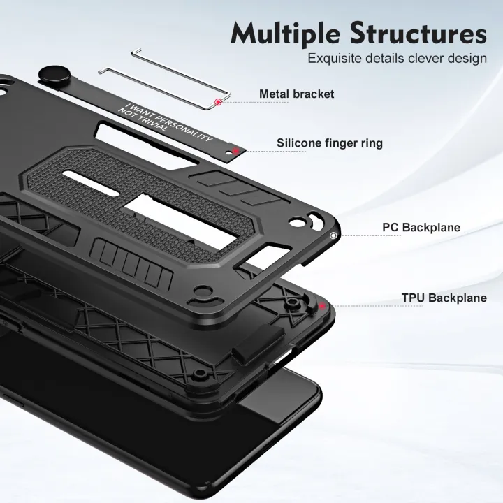 For%20Infinix%20Hot%2020i%20x665e%20flexible%20case%20finger%20ring%20buckle%20shockproof%20hard%20pc%20silicone%20back%20cover%20with%20bracket%20-%20Image%205