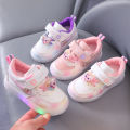 Disney Kids Girls Shoes 2024 Children Sneakers Girls LED Light Elsa Frozen Princess Casual Sport Shoes Student Shoes Teen Shoes. 