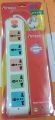 Power Strip APTECH APS-A455 For Multu uses Ensure Quality 5 way 3 Pin Smart Elegant Design. 