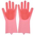 Hand Gloves High Quality Silicone Dish Washing Kitchen Gloves. 