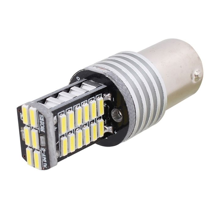 (New)2PCS%201156/BA15S%206W%2030SMD%204014%20900LM%20White%20Light%206500K%20Decode%20LED%20Car%20Brake%20/%20Steering%20Light%20-%20Image%203