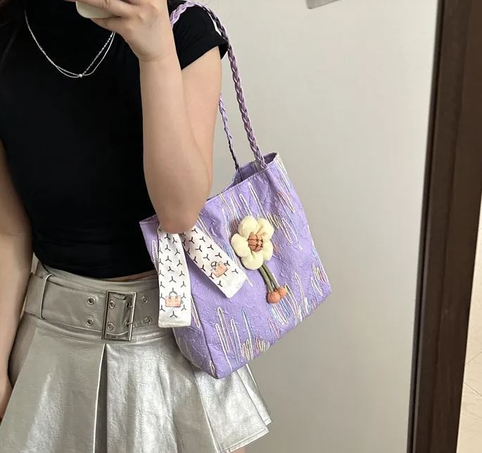 Flower%20Pattern%20Casual%20Fashion%20Bag%20for%20Women%20Shopper%20Handbags%20Environmental%20Storage%20Reusable%20Shoulder%20Tote%20Bag%20school%20bags%20girl%20-%20Image%203