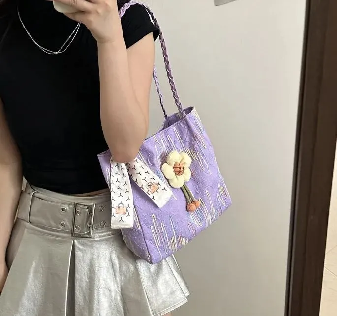 Flower%20Pattern%20Casual%20Fashion%20Bag%20for%20Women%20Shopper%20Handbags%20Environmental%20Storage%20Reusable%20Shoulder%20Tote%20Bag%20school%20bags%20girl%20-%20Image%203