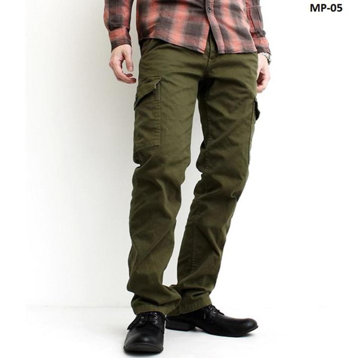 Olive color Mobile pant for Man.