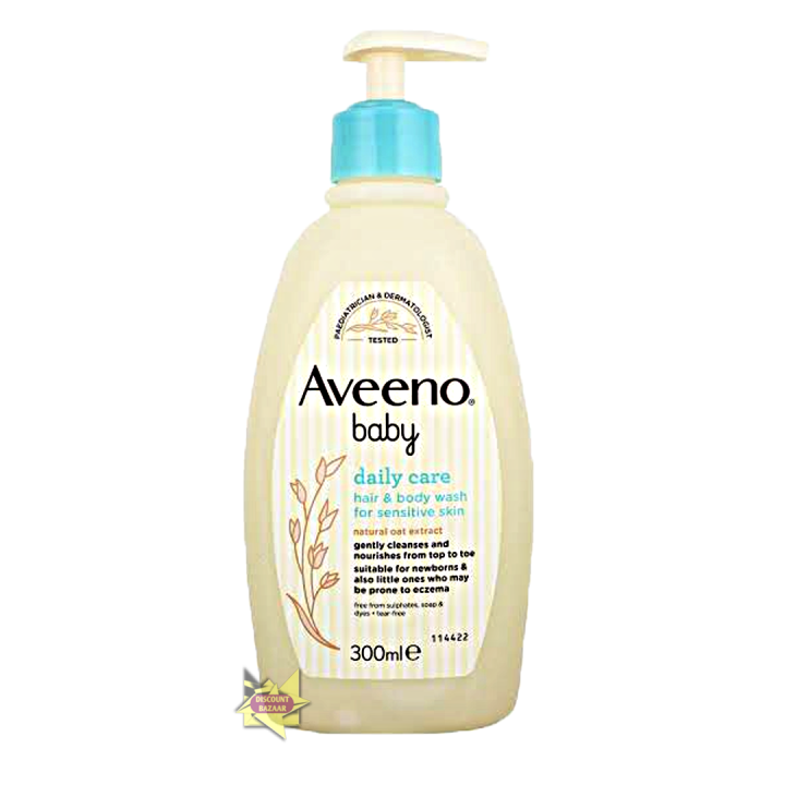 Aveeno Baby Daily Care Baby Hair & Body Wash 300ml (Greece)