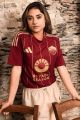 AS Roma 2024/25 Home Kit Fan Edition Short Sleeve Jersey. 