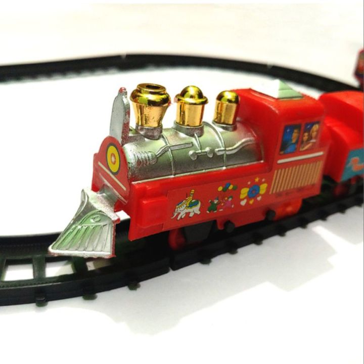 Mini Express Train Set For Kids 1 Battery Operated Train Set - Red