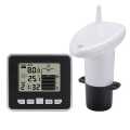 Ultrasonic Wireless Water Tank Liquid Depth Level Meter Sensor LED Display Black & White TS-FT002. 