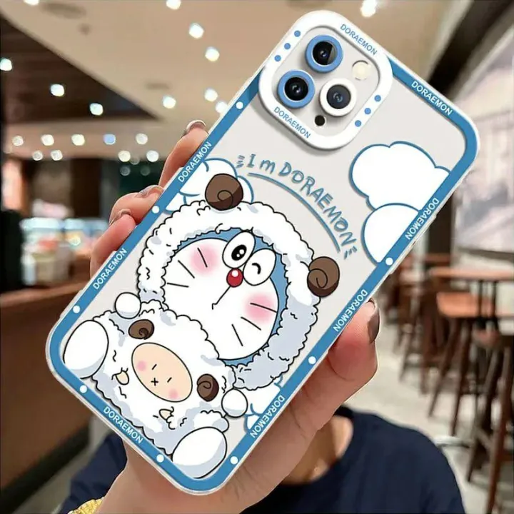 Casing%20For%20Realme%20C53%20C55%20C35%20C33%20C30%20C11%202021%20C20%20C12%20C15%20C21Y%20C25Y%20C21%20cover%20Angel%20Eyes%20Crystal%20Cartoon%20Doraemon%20Soft%20Clear%20Case%20Lens%20Protection%20Transparent%20Shockproof%20Square%20TPU%20Silicone%20Full%20Protection%20Cute%20-%20Image%206