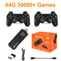 X8 Pro Retro Video Game Console 64G 30000+ Games Emuelec 4.5 Wireless Gamepad 40+ Emulator Game Stick 4K for N64/PSP/SNES.