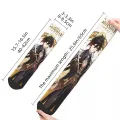 Genshin Impact Zhongli Men Women Socks Cycling Novelty Spring Summer Autumn Winter Stockings Gift. 