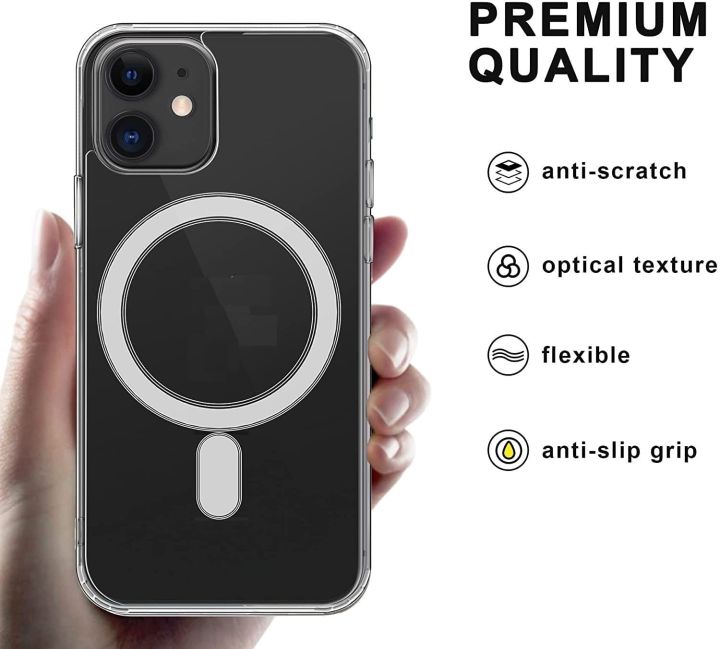 For%20Apple%20iPhone%2011%20MagSafe%20Compatible%20Shockproof%20Transparent%20Slim%20Fit%20Wireless%20Charging%20supported%20Frosted%20Border%20Phone%20Back%20Case%20Mobile%20Cover%20-%20Image%204