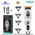 VGR V-971 Professional Corded and Cordless Rechargeable Hair Trimmer with digital display. 