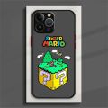 Super Mario Games Phone Case For iPhone 15 14 13 12 11 Pro Max mini XS Max XR X 8 Plus SE Frosted Translucent Cover.